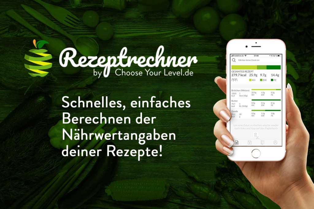 Diabetes App - Kohlenhydrate und BE Berechnen