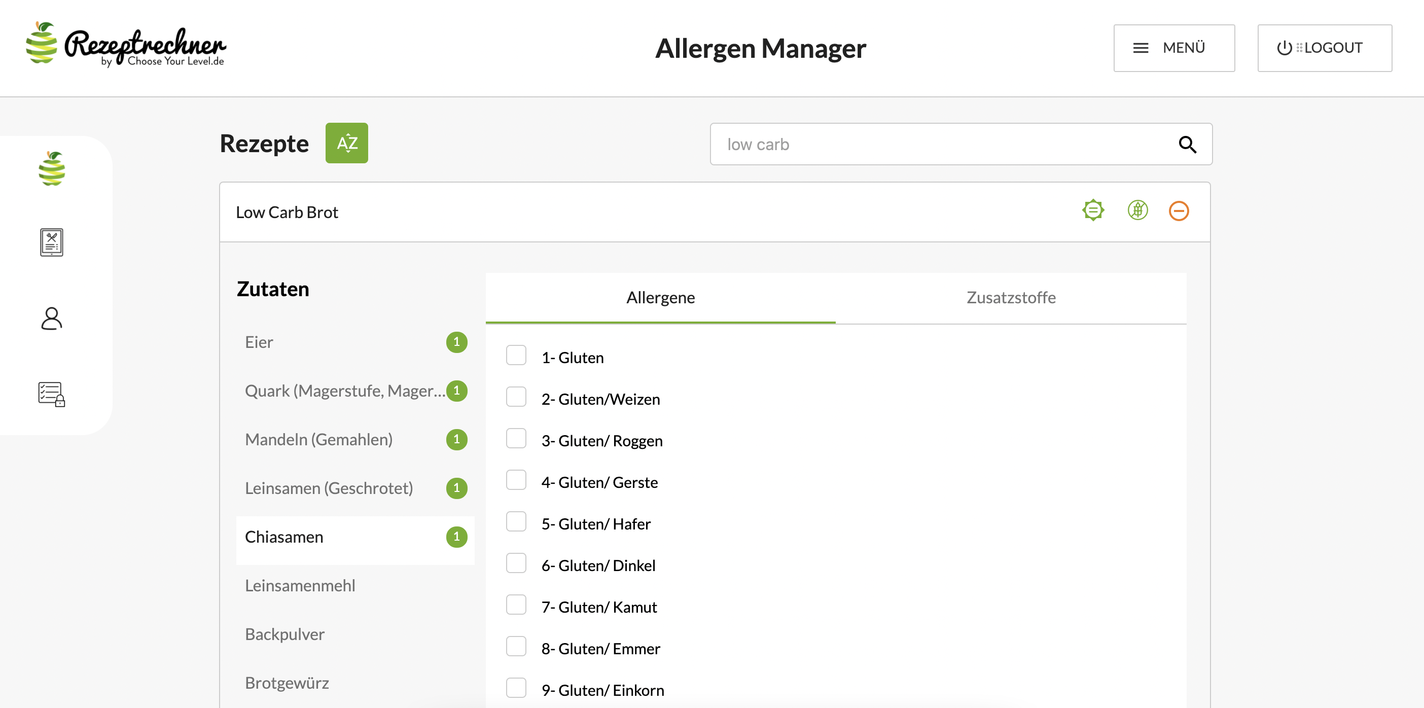 Allergene Kennzeichnungspflicht Kennzeichnung Allergene