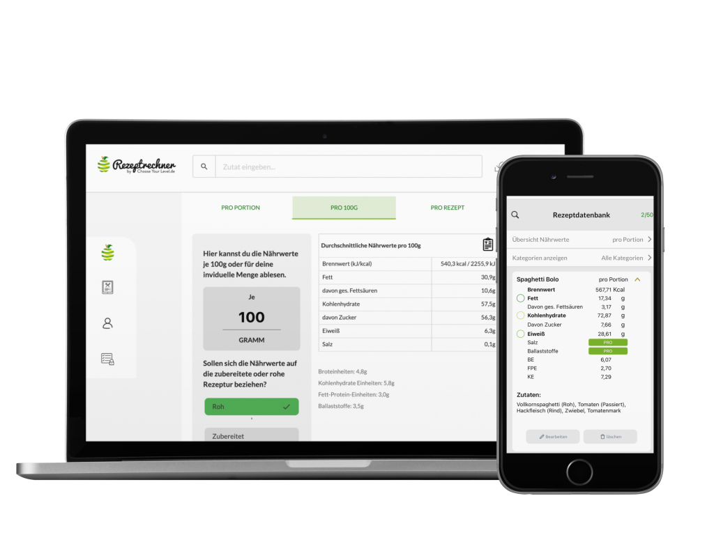 Ballaststoffe auf der Nährwerttabelle