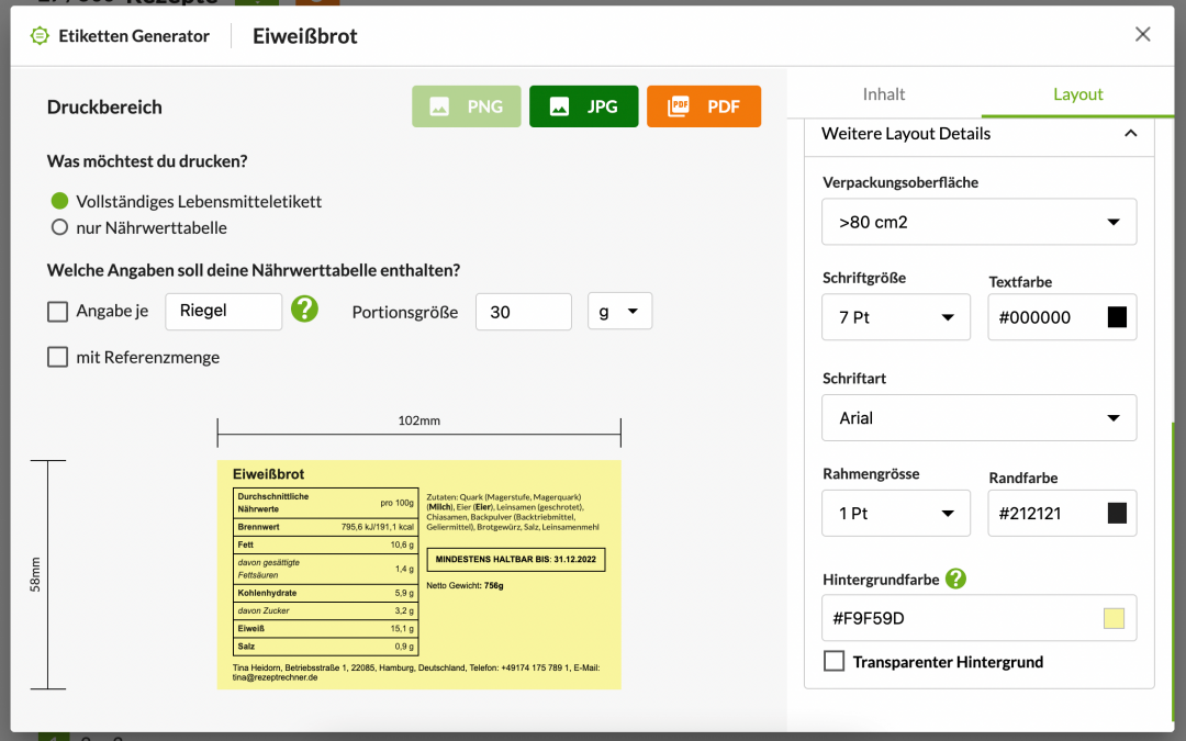Lebensmittelkennzeichnung erklärt Archive
