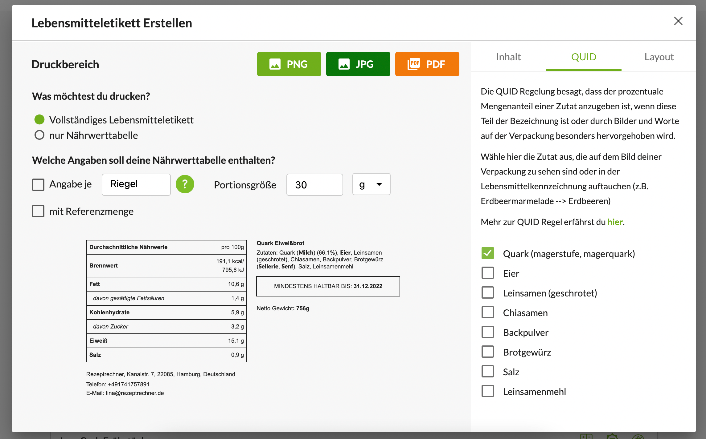 Lebensmittel-Check - In einer Zutatenliste hast du bestimmt schon