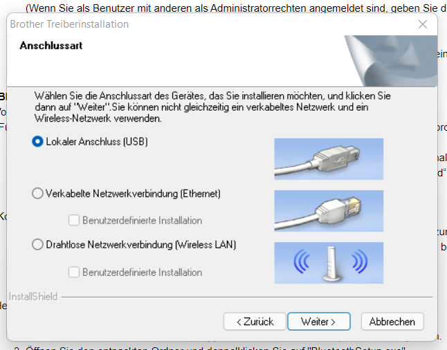 Etikettendrucker USB Anschluss Etikettendrucker Windows