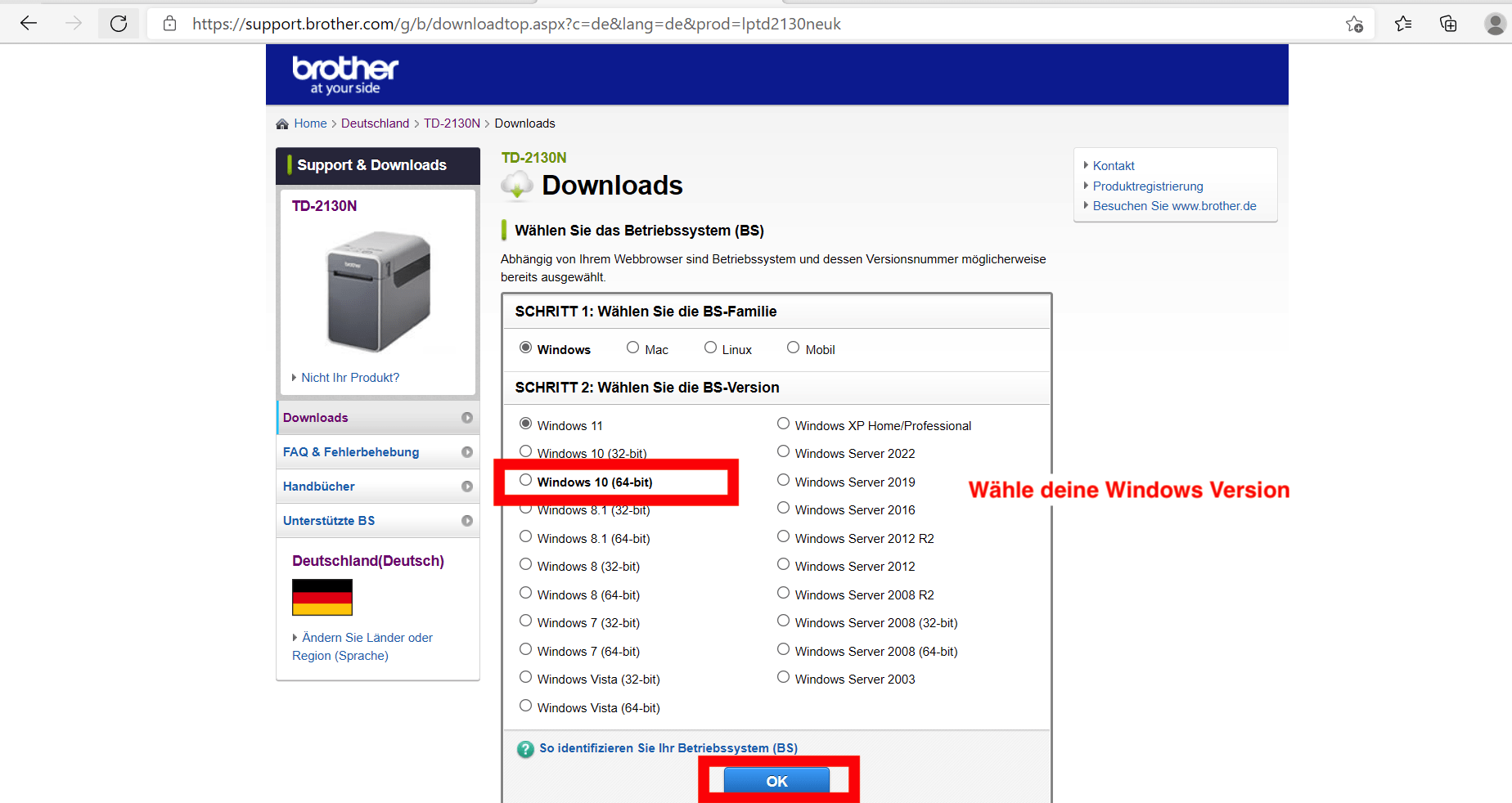 Lebensmittel Etiketten drucken / Anleitung Brother TD2 Serie Anleitung zum Etiketten drucken