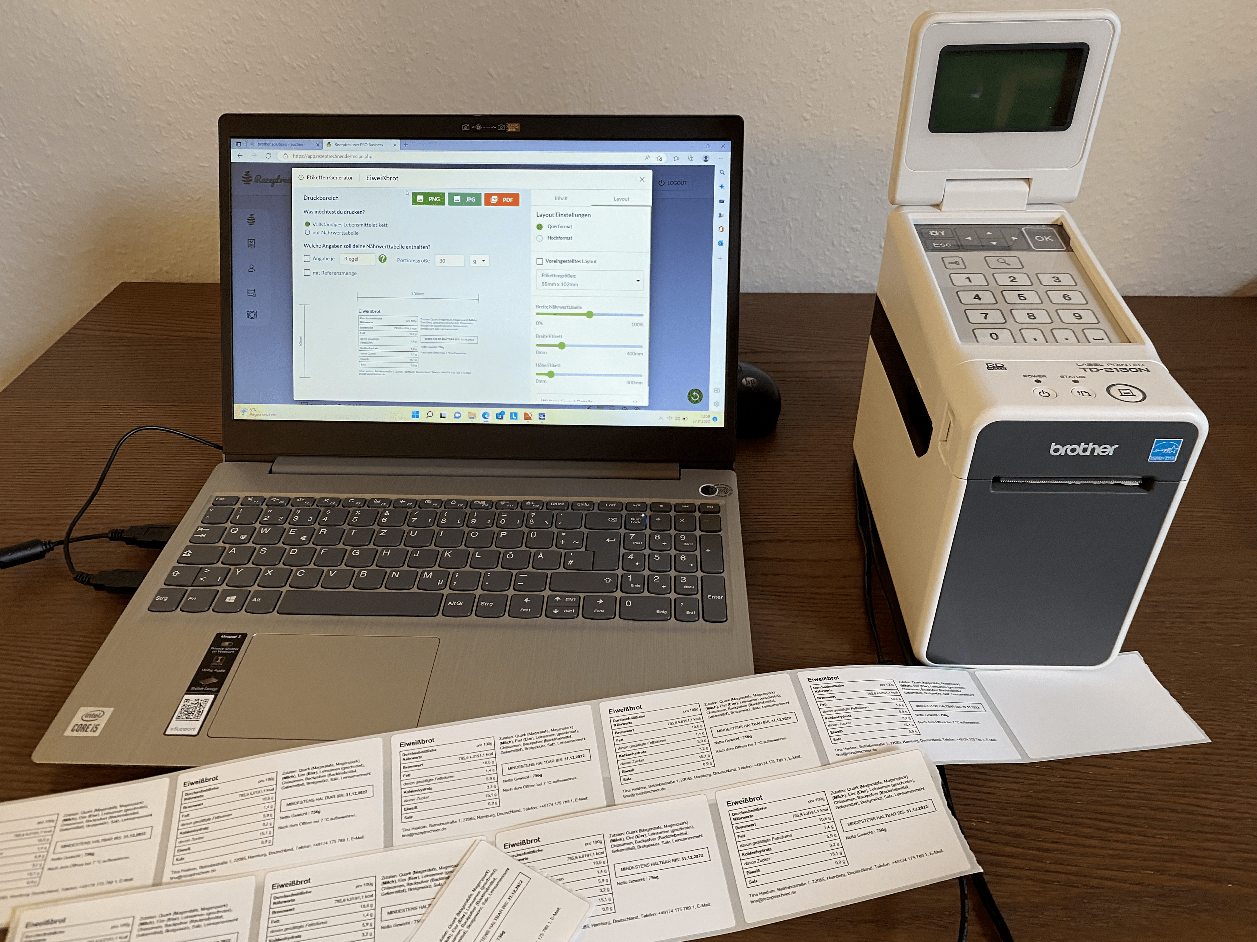 Etiketten selber drucken Wie Lebensmittel Etiketten selber drucken?
