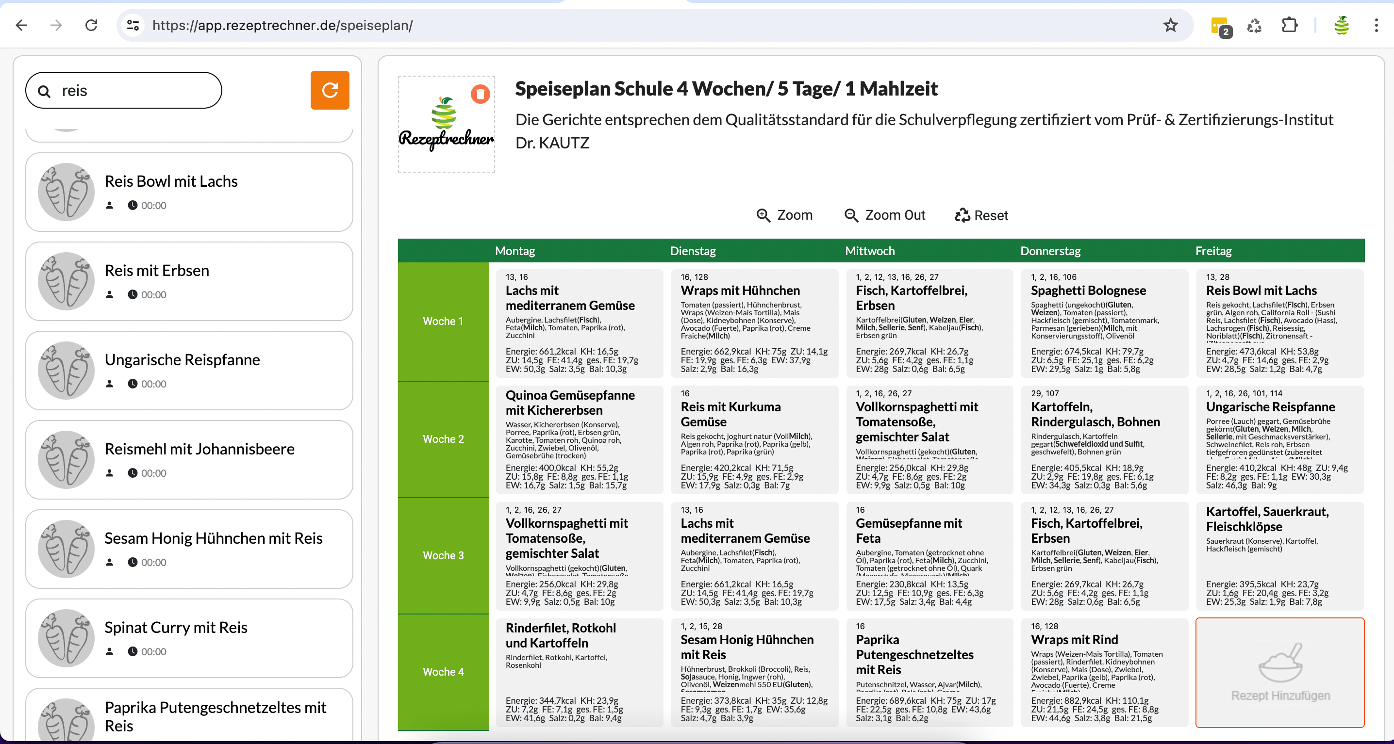 Speiseplan Schule Monat Monatsplan Schulessen | Schulverpflegung